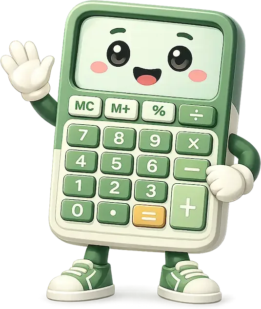 PepUnits green calculator character
